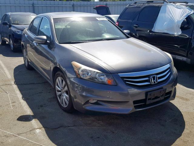 1HGCP3F82BA016870 - 2011 HONDA ACCORD EXL GRAY photo 1