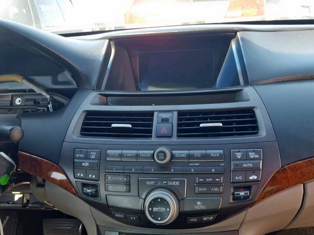 1HGCP3F82BA016870 - 2011 HONDA ACCORD EXL GRAY photo 9