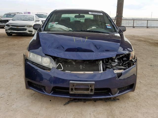 19XFA1F33AE068977 - 2010 HONDA CIVIC VP BLUE photo 9