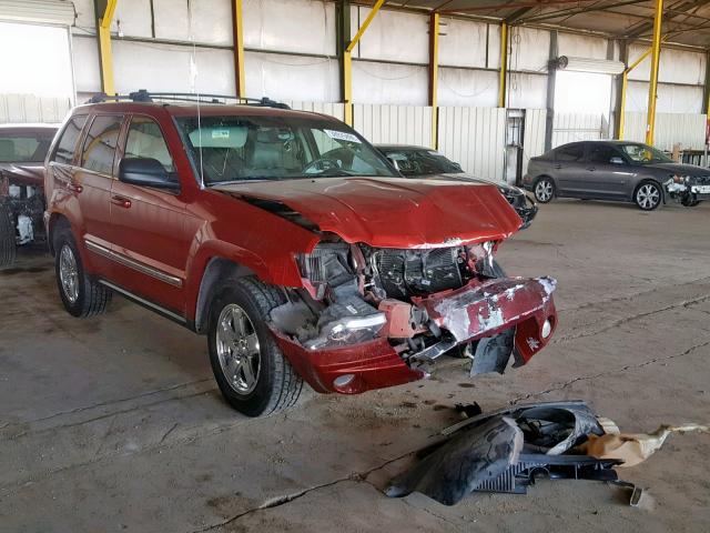 1J4HR58205C643475 - 2005 JEEP GRAND CHER RED photo 1