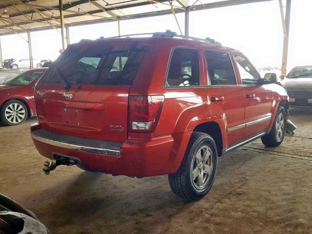 1J4HR58205C643475 - 2005 JEEP GRAND CHER RED photo 4