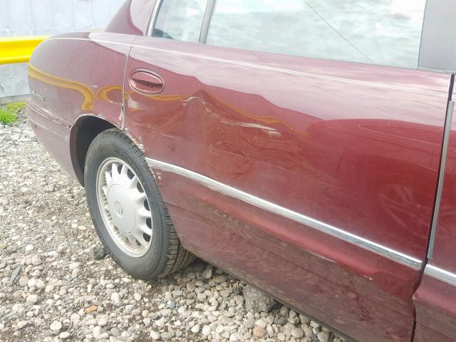 1G4CW52KXW4662091 - 1998 BUICK PARK AVENU BURGUNDY photo 10