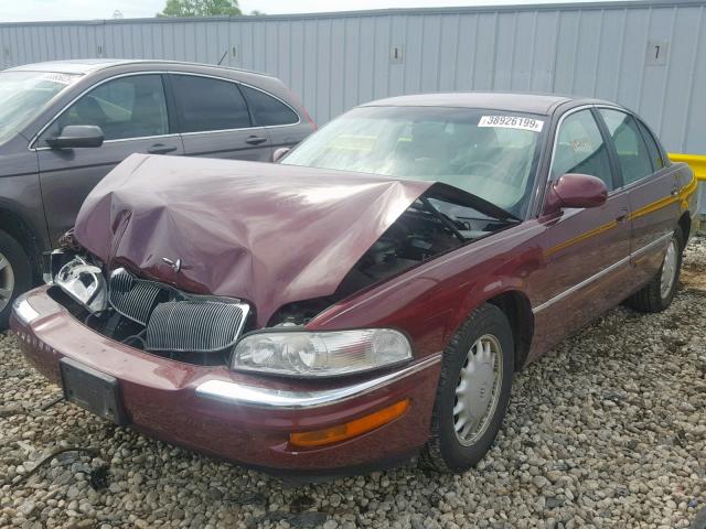 1G4CW52KXW4662091 - 1998 BUICK PARK AVENU BURGUNDY photo 2