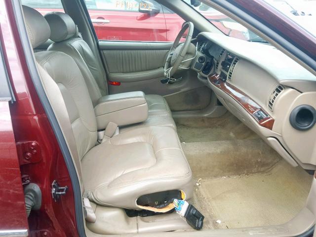 1G4CW52KXW4662091 - 1998 BUICK PARK AVENU BURGUNDY photo 5