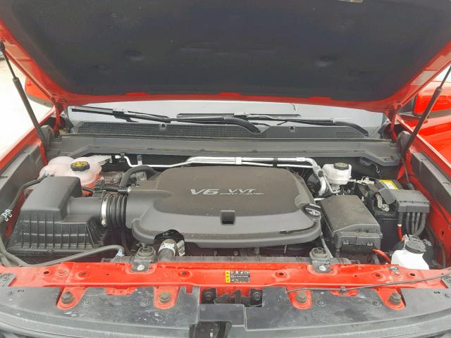 1GCGSCEN8J1178183 - 2018 CHEVROLET COLORADO L RED photo 7