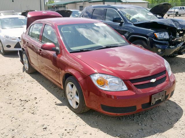 1G1AL55F377172541 - 2007 CHEVROLET COBALT LT RED photo 1