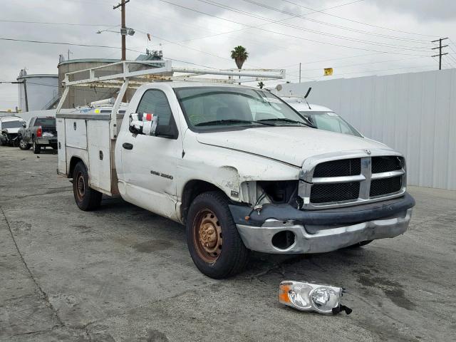 3D6WA26D54G256370 - 2004 DODGE RAM 2500 S თეთრი ფოტო 1