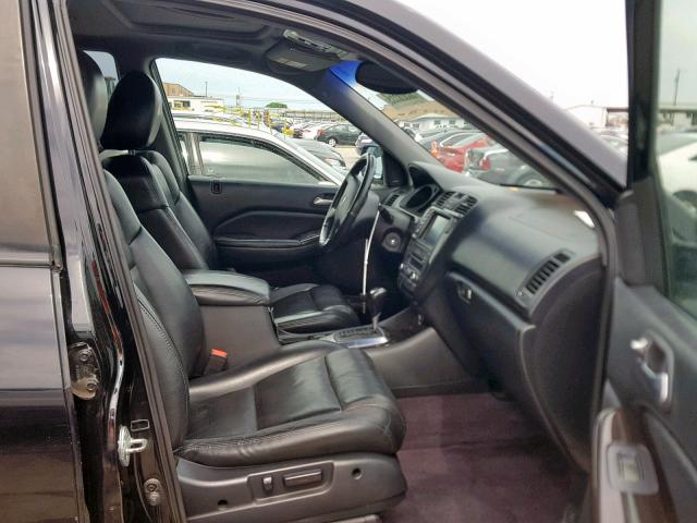 2HNYD18986H530179 - 2006 ACURA MDX TOURIN BLACK photo 5