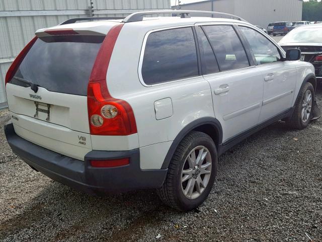 YV1CZ852951198200 - 2005 VOLVO XC90 V8 WHITE photo 4