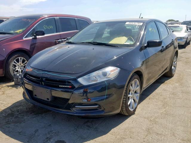 1C3CDFBA5DD267759 - 2013 DODGE DART SXT BLACK photo 2