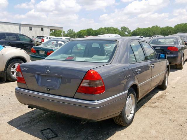 WDBHA28E9VA498324 - 1997 MERCEDES-BENZ C 280 GRAY photo 4