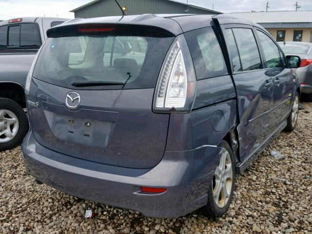 JM1CR293190359284 - 2009 MAZDA 5 BLUE photo 4