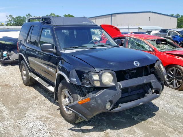 5N1ED28T44C670705 - 2004 NISSAN XTERRA XE BLACK photo 1