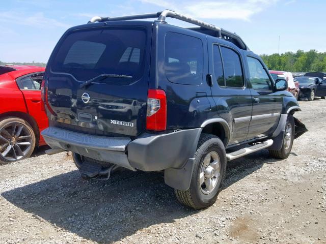 5N1ED28T44C670705 - 2004 NISSAN XTERRA XE BLACK photo 4