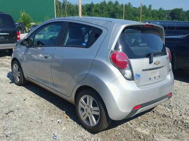 KL8CD6S95FC785549 - 2015 CHEVROLET SPARK 1LT SILVER photo 3