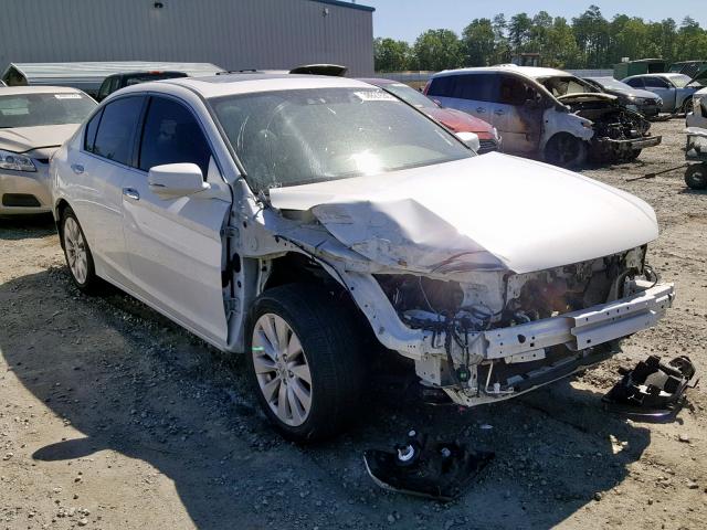 1HGCR2F83FA036054 - 2015 HONDA ACCORD EXL WHITE photo 1