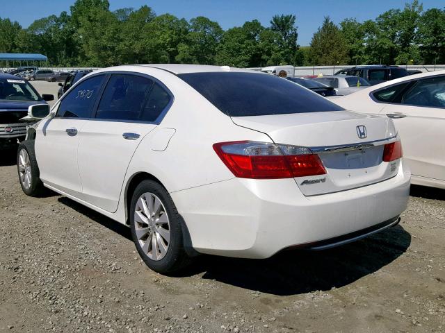 1HGCR2F83FA036054 - 2015 HONDA ACCORD EXL WHITE photo 3