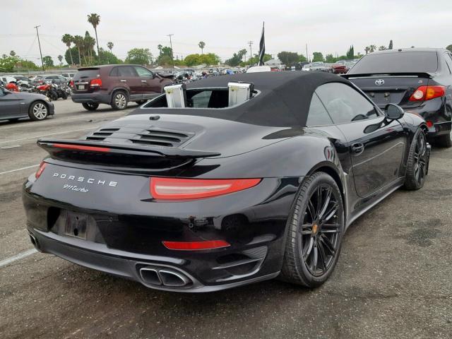 WP0CD2A93FS178718 - 2015 PORSCHE 911 TURBO BLACK photo 4