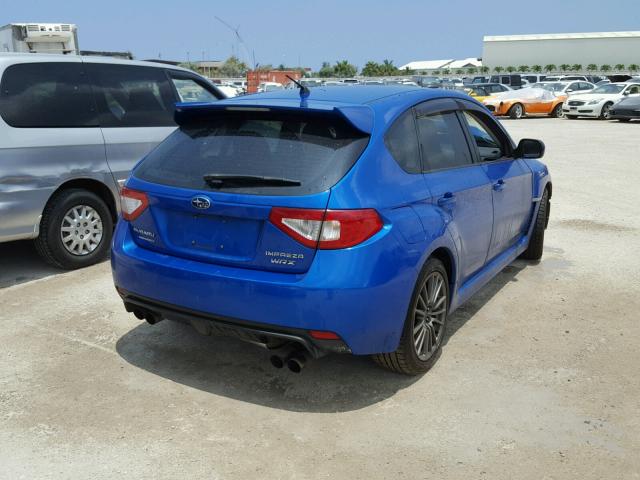 JF1GR7E69DG872092 - 2013 SUBARU IMPREZA WR BLUE photo 4