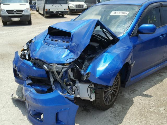 JF1GR7E69DG872092 - 2013 SUBARU IMPREZA WR BLUE photo 9