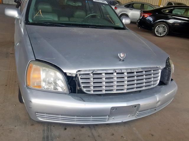 1G6KD54Y4YU265800 - 2000 CADILLAC DEVILLE SILVER photo 10