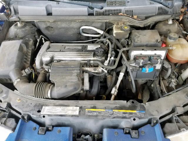 1G8AL52F75Z143387 - 2005 SATURN ION LEVEL BLUE photo 7
