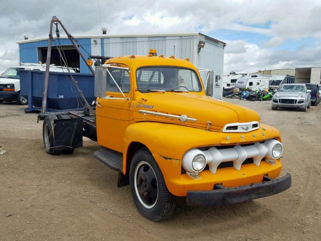 F5RMP18740 - 1952 FORD F-530F YELLOW photo 1