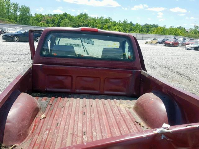 5TENL42N24Z436156 - 2004 TOYOTA TACOMA RED photo 6