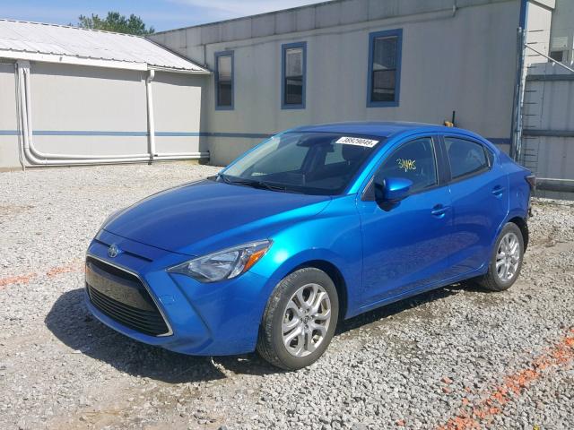 3MYDLBZV1GY138232 - 2016 TOYOTA SCION IA BLUE photo 2