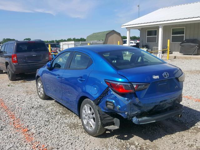 3MYDLBZV1GY138232 - 2016 TOYOTA SCION IA BLUE photo 3