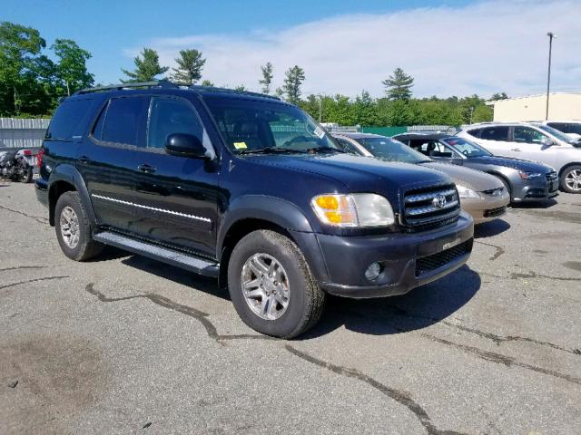 5TDBT48A63S203917 - 2003 TOYOTA SEQUOIA LI BLACK photo 1