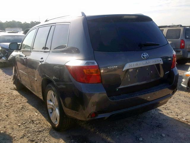 JTEES42AX82077421 - 2008 TOYOTA HIGHLANDER GRAY photo 3