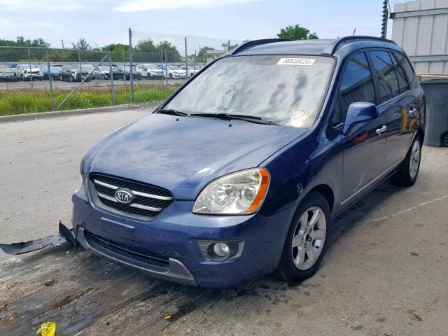 KNAFG526X77119127 - 2007 KIA RONDO LX BLUE photo 2