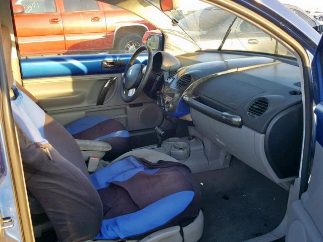 3VWCK21CX2M419661 - 2002 VOLKSWAGEN NEW BEETLE Mavi foto 5