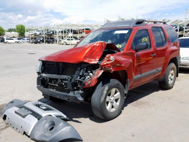 5N1AN0NW5DN823479 - 2013 NISSAN XTERRA X RED photo 2