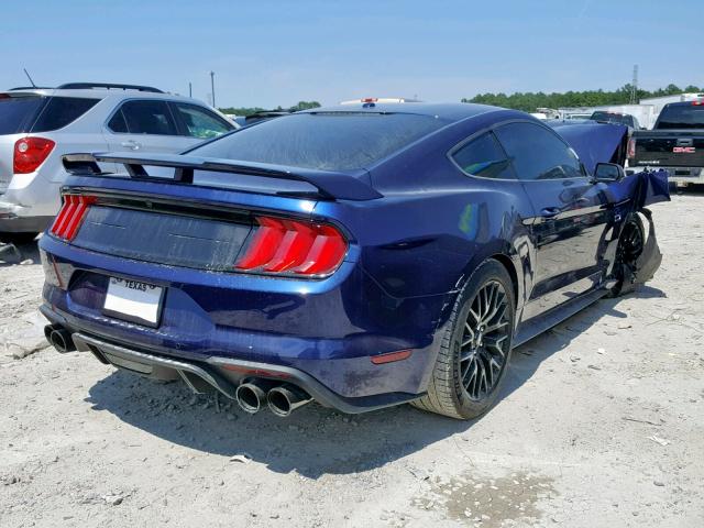 1FA6P8CF6J5103986 - 2018 FORD MUSTANG GT BLUE photo 4