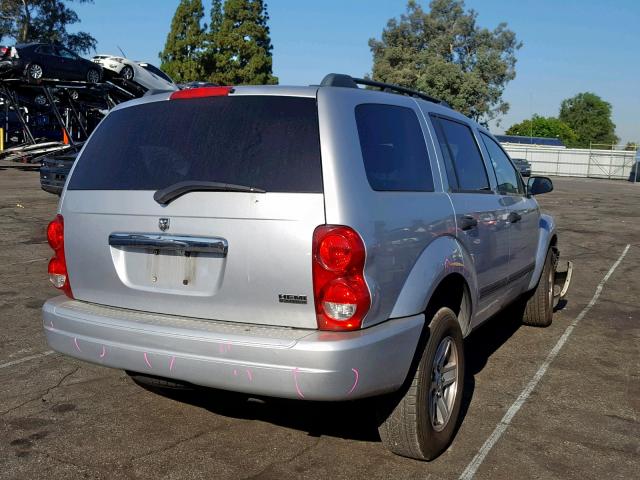 1D4HD48256F108157 - 2006 DODGE DURANGO SL SILVER photo 4