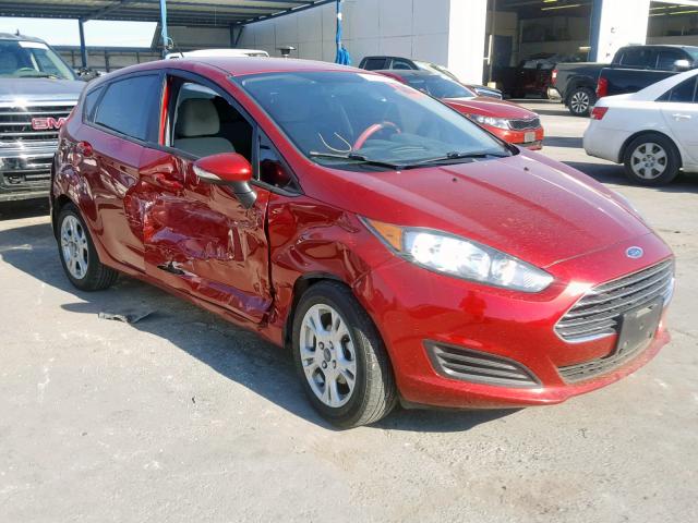 3FADP4EJ7EM177435 - 2014 FORD FIESTA SE RED photo 1