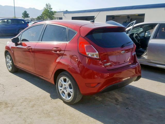 3FADP4EJ7EM177435 - 2014 FORD FIESTA SE RED photo 3