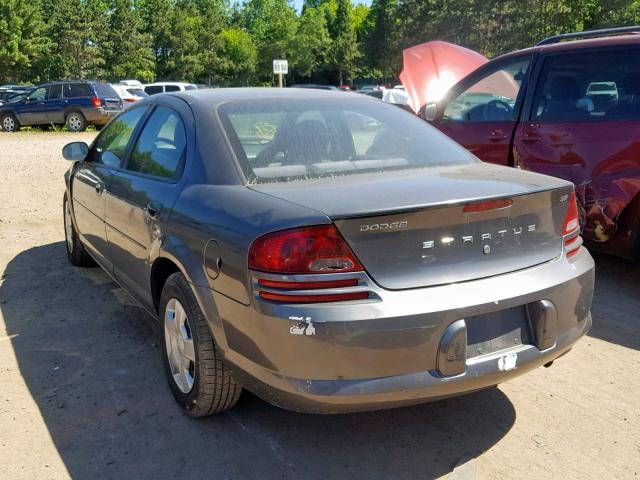 1B3EL46X35N586889 - 2005 DODGE STRATUS SE GRAY photo 3