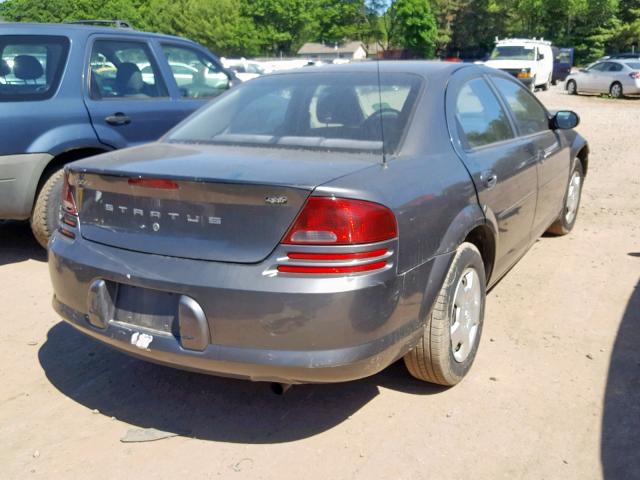 1B3EL46X35N586889 - 2005 DODGE STRATUS SE GRAY photo 4