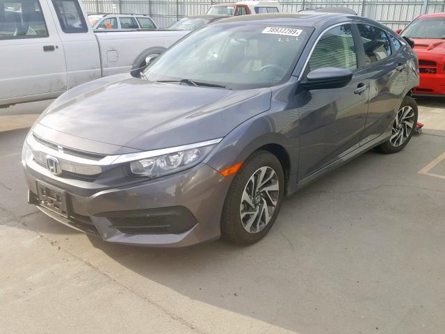 2HGFC2F79JH500867 - 2018 HONDA CIVIC EX 灰色 照片 2