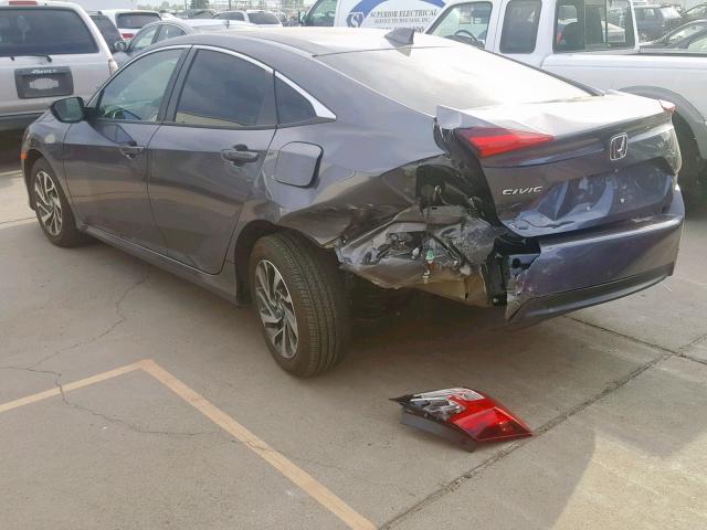 2HGFC2F79JH500867 - 2018 HONDA CIVIC EX 灰色 照片 3