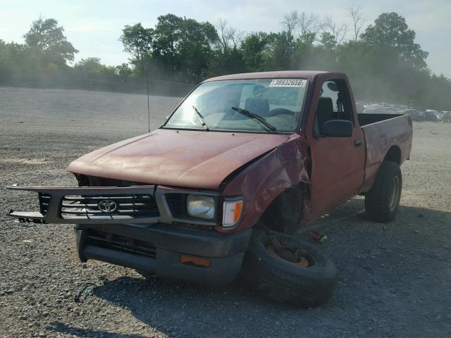 4TAPM62N8TZ136192 - 1996 TOYOTA TACOMA RED photo 2
