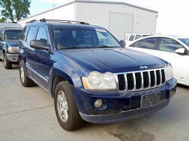 1J4HS58N55C525999 - 2005 JEEP GRAND CHER BLUE photo 1