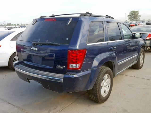 1J4HS58N55C525999 - 2005 JEEP GRAND CHER BLUE photo 4