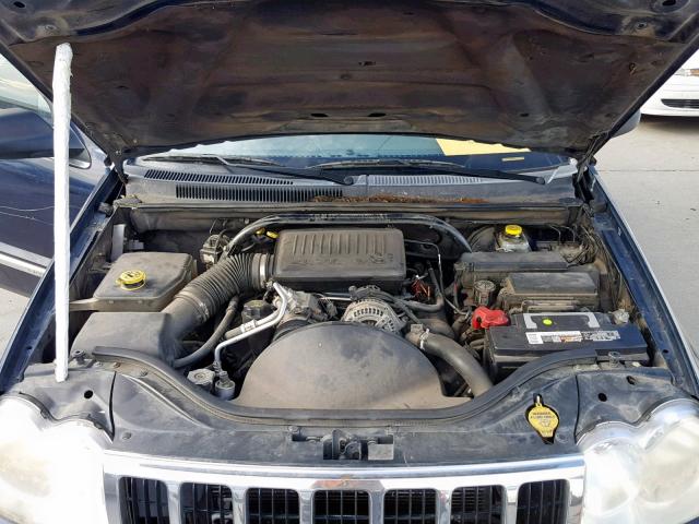 1J4HS58N55C525999 - 2005 JEEP GRAND CHER BLUE photo 7