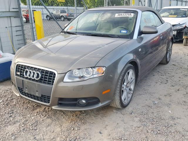 WAUDF48H09K007322 - 2009 AUDI A4 2.0T CA TAN photo 2