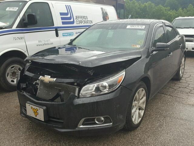 1G11H5SA6DF334075 - 2013 CHEVROLET MALIBU LTZ BLACK photo 2