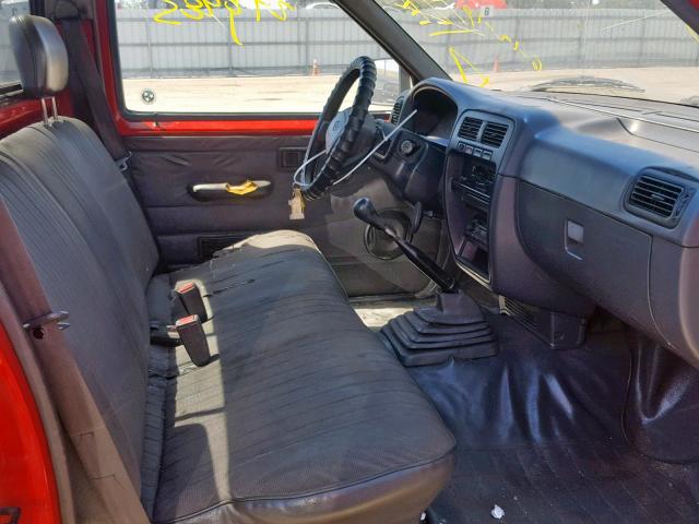1N6SD11S7SC428665 - 1995 NISSAN TRUCK E/XE RED photo 5